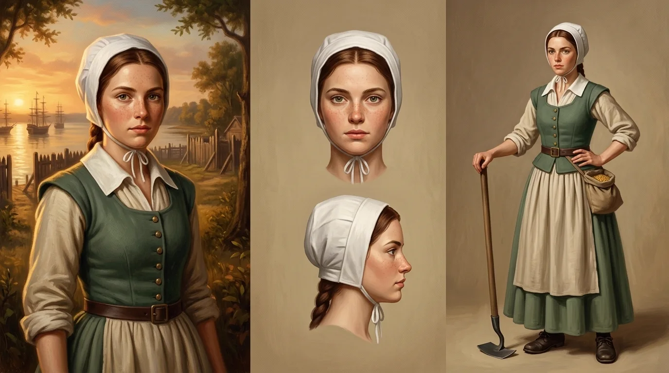 Illustrated character portrait of Ruth